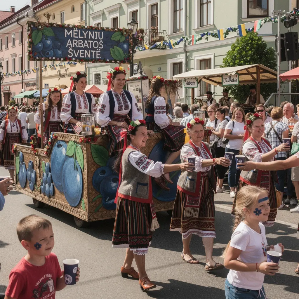 Mėlynių arbata su natūraliais antioksidantais, skirta širdies sveikatai.