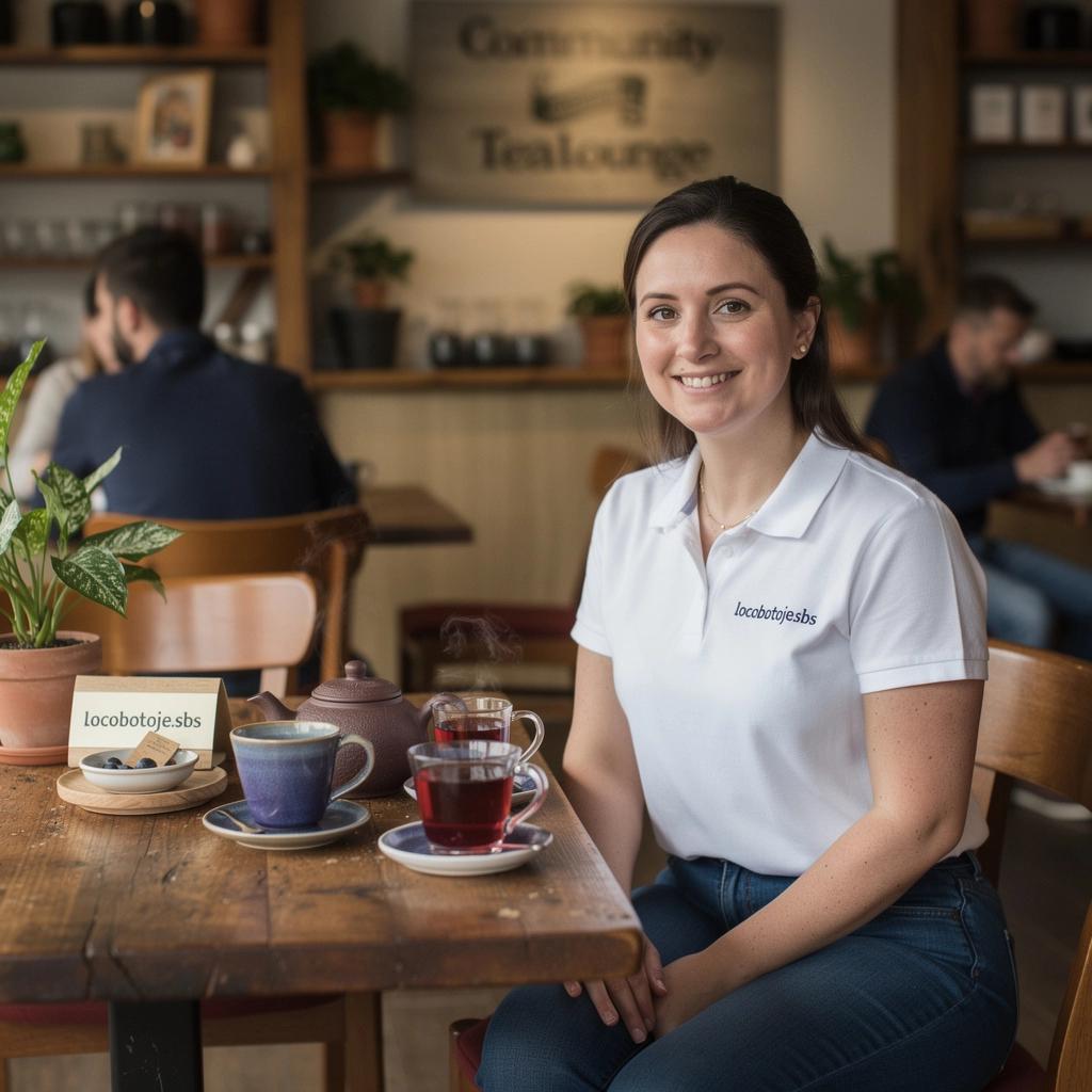 Mėlynių arbatos pakuotė su informacija apie antocianinus ir antioksidantus